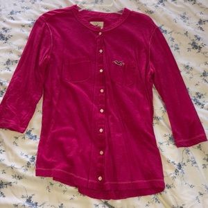 Hollister 3/4 length shirt